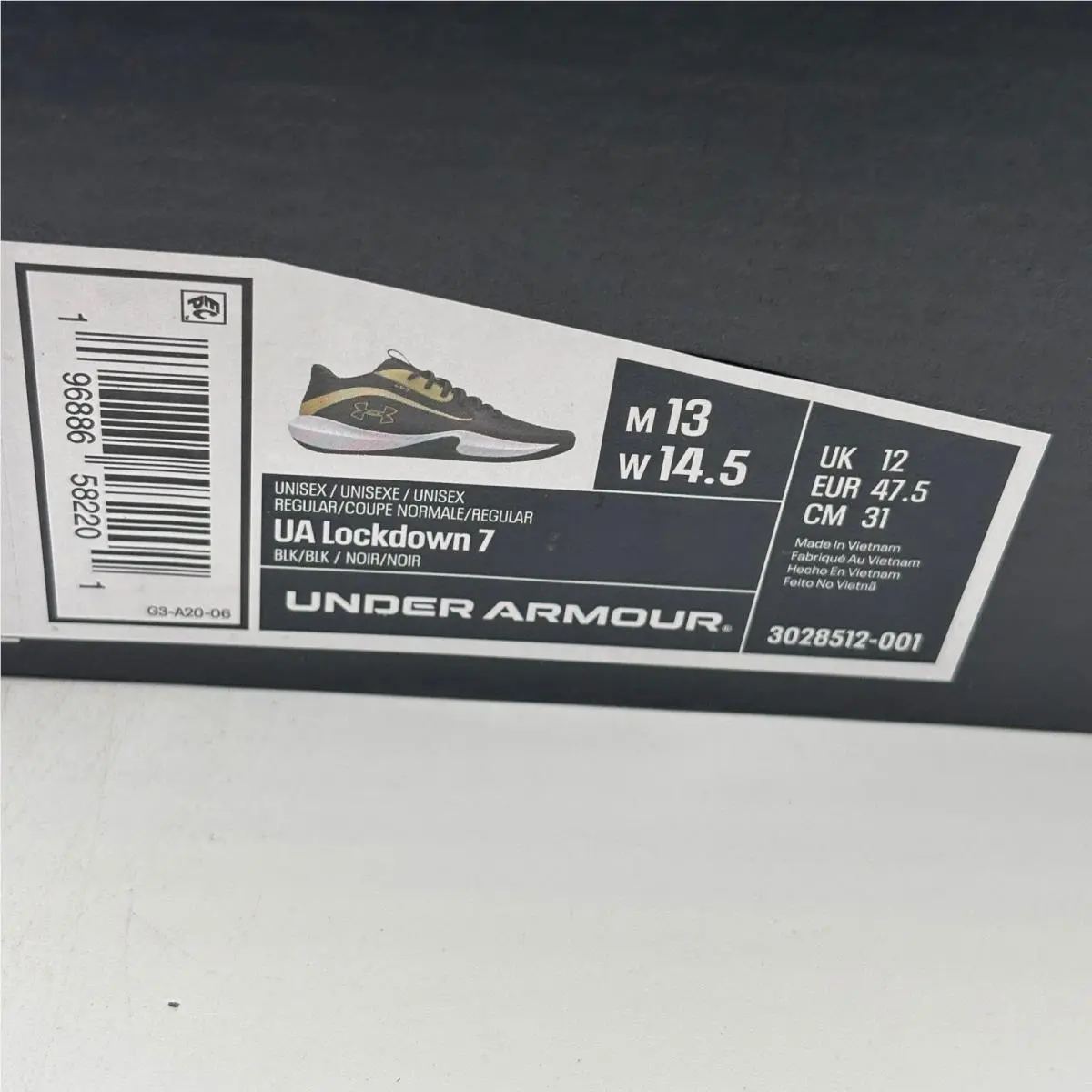 Under Armour shoes - UA Lockdown 7 - Lockdown - Black 0