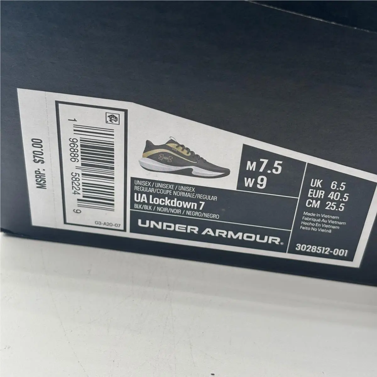 Under Armour shoes - UA Lockdown 7 - Lockdown - Black 0