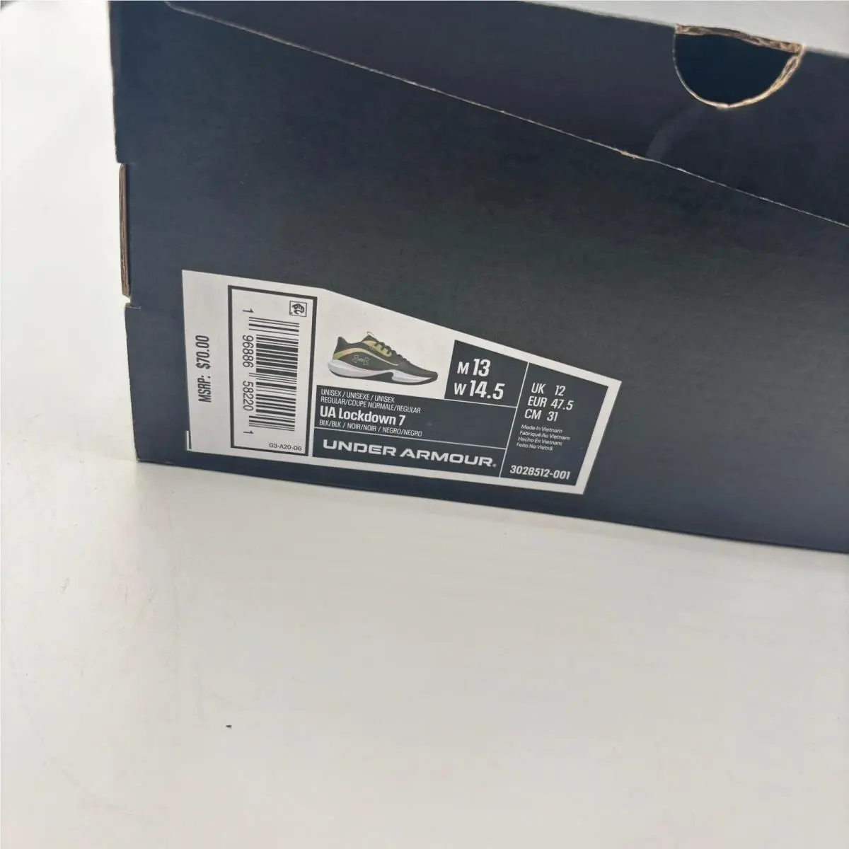 Under Armour shoes - UA Lockdown 7 - Lockdown - Black 0
