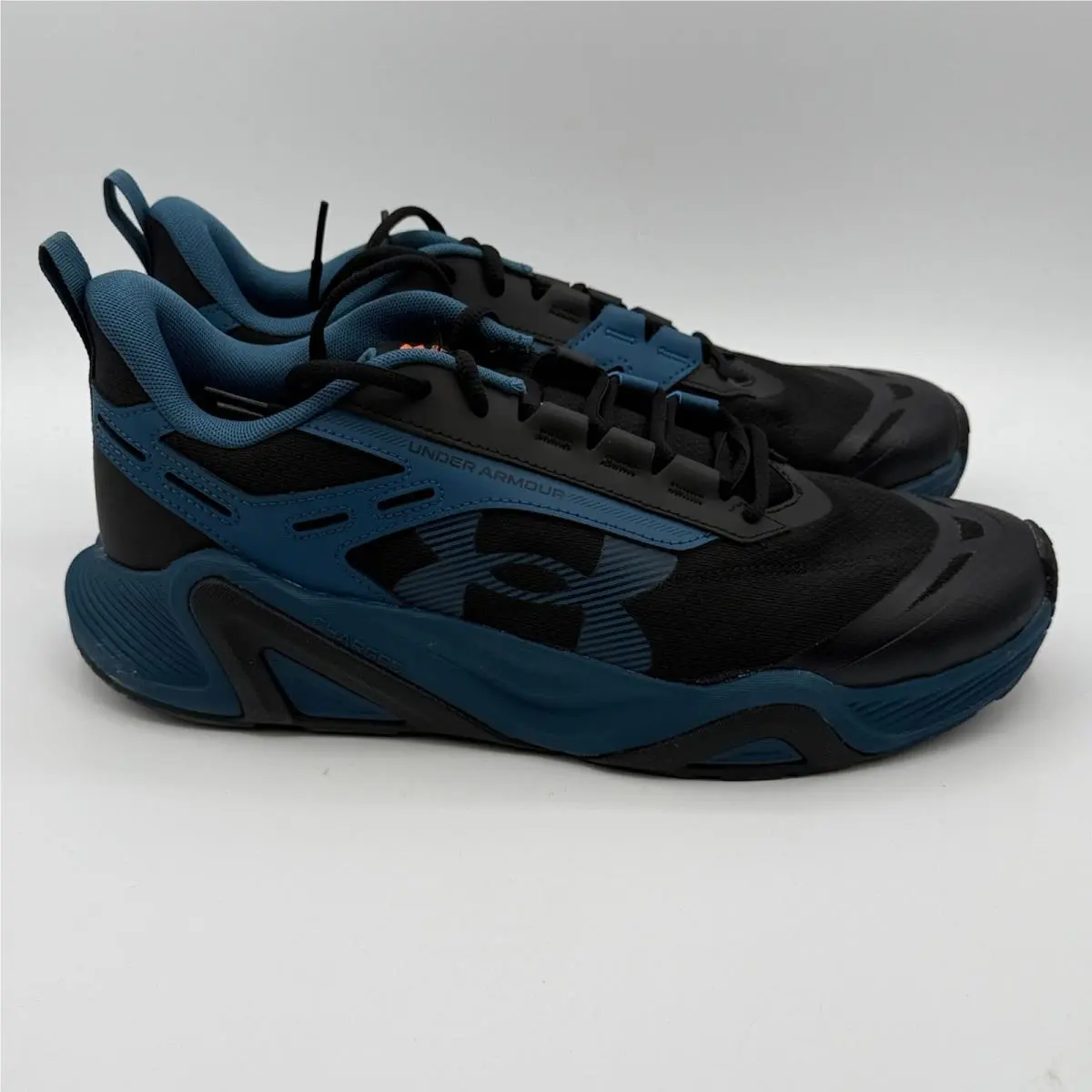 Under Armour UA Charged Commit TR 5 Shoes Men Size 12 Blue Black 3026606-401