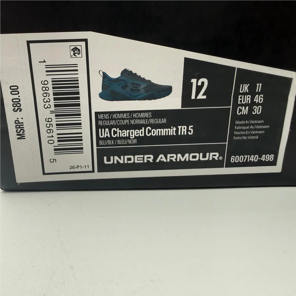 Under Armour shoes - UA Charged Commit TR 5 - Blue 0