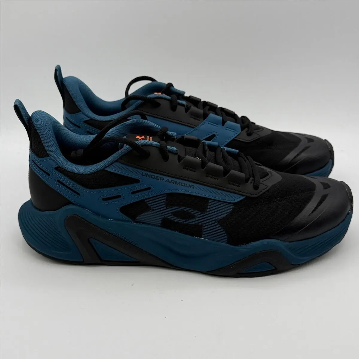 Under Armour Charged Commit TR 5 Men Size 11 Blue Black Training 3026607-400