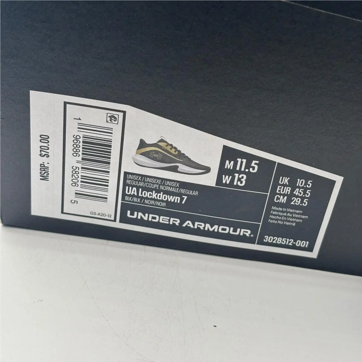 Under Armour shoes - UA Lockdown 7 - Lockdown - Black 0