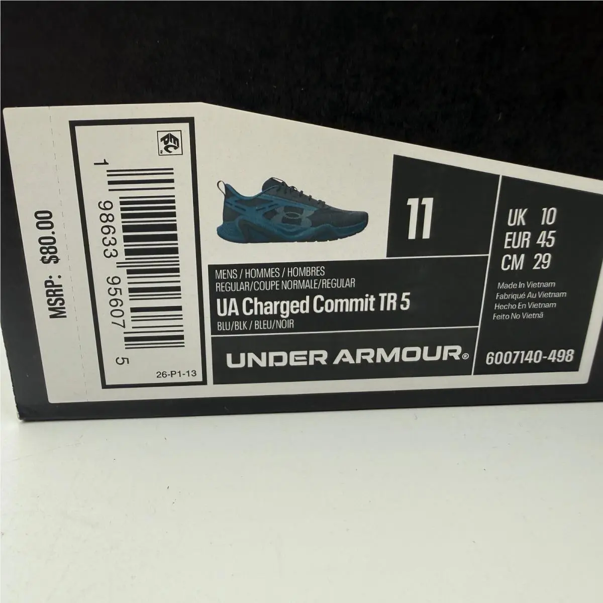Under Armour shoes - UA Charged Commit TR 5 - Blue 0
