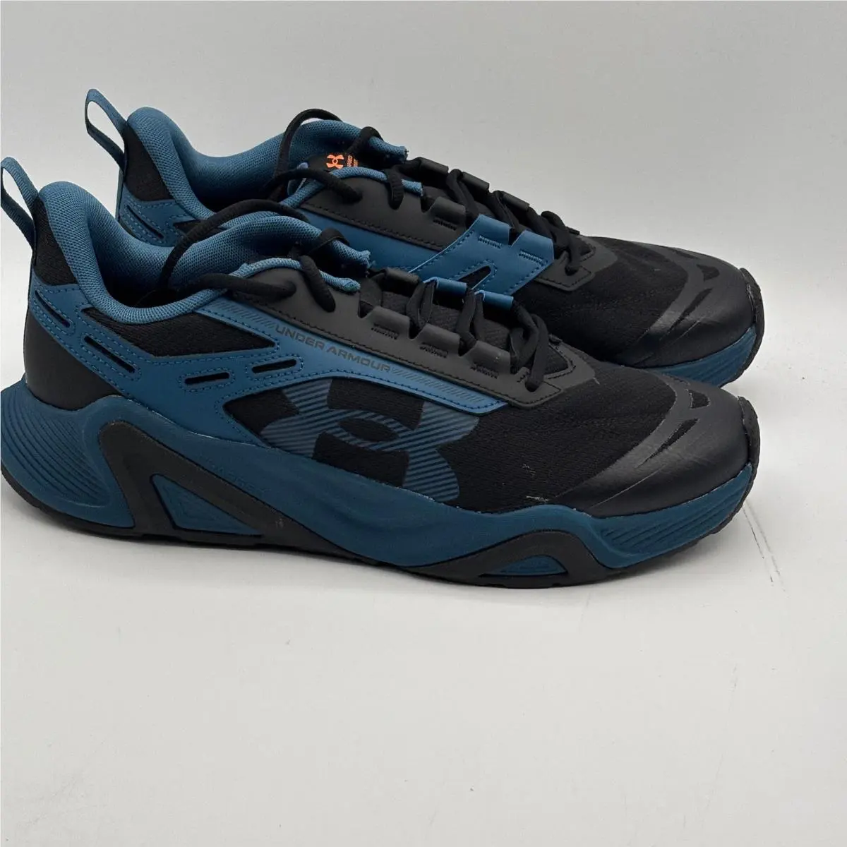 Under Armour Charged Commit TR 5 Shoes Mens Size 11.5 Blue Black 3026605-401