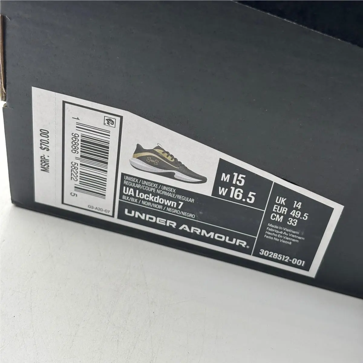 Under Armour shoes - Lockdown 7 - Lockdown - Black 0