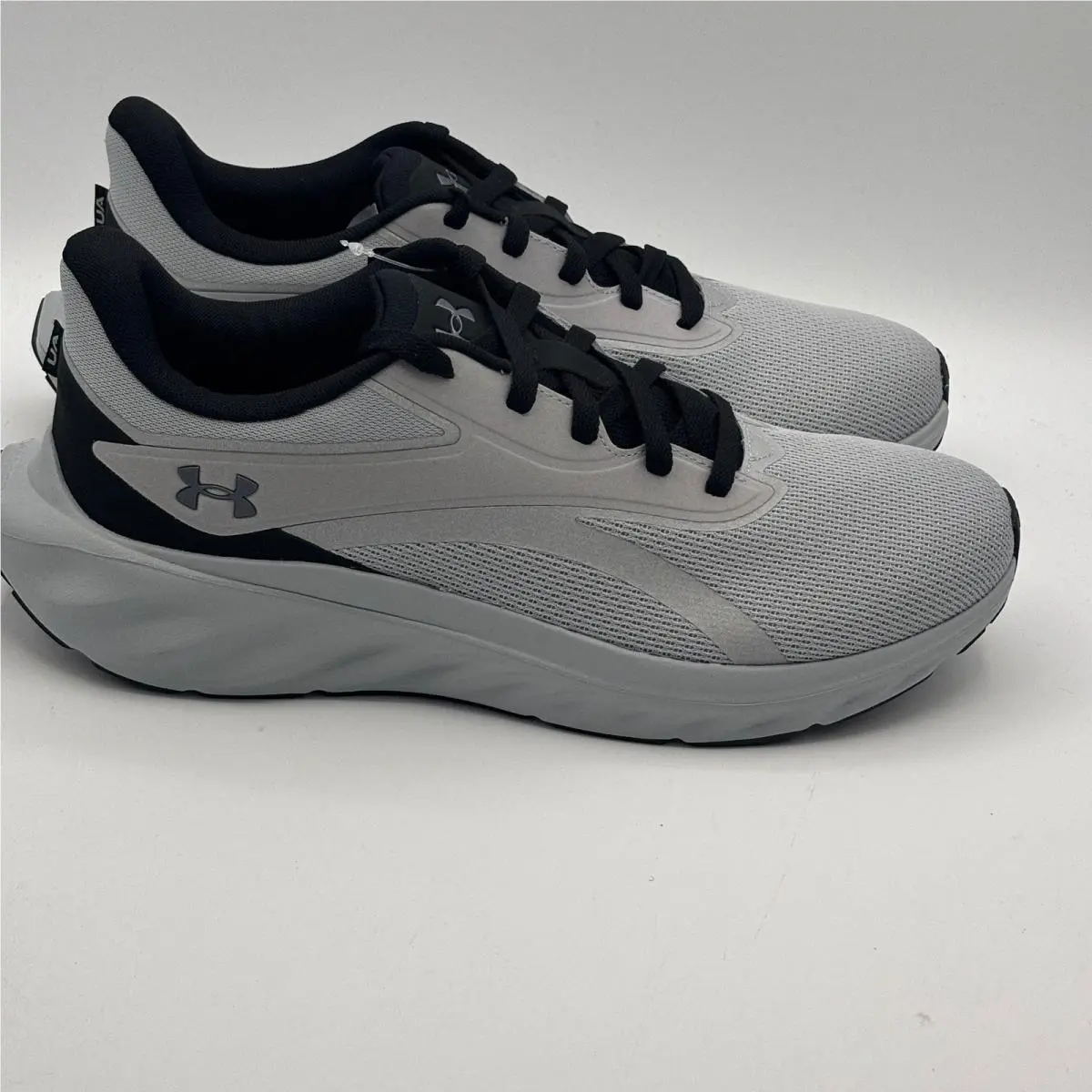 Under Armour UA Ascend Shoes Men Size 12 Grey Black Running 6009827-012