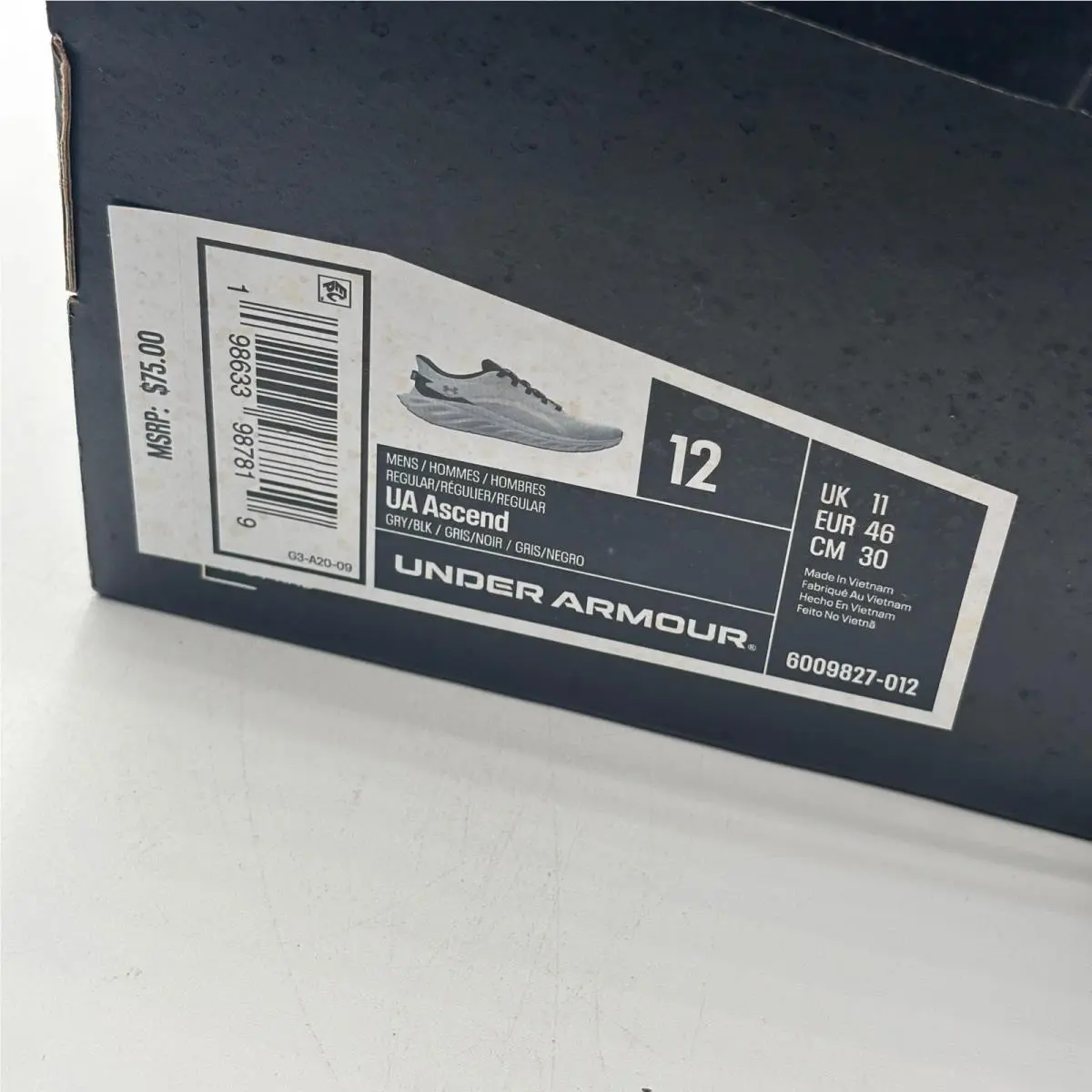 Under Armour shoes - UA Ascend - Ascend - Gray 0