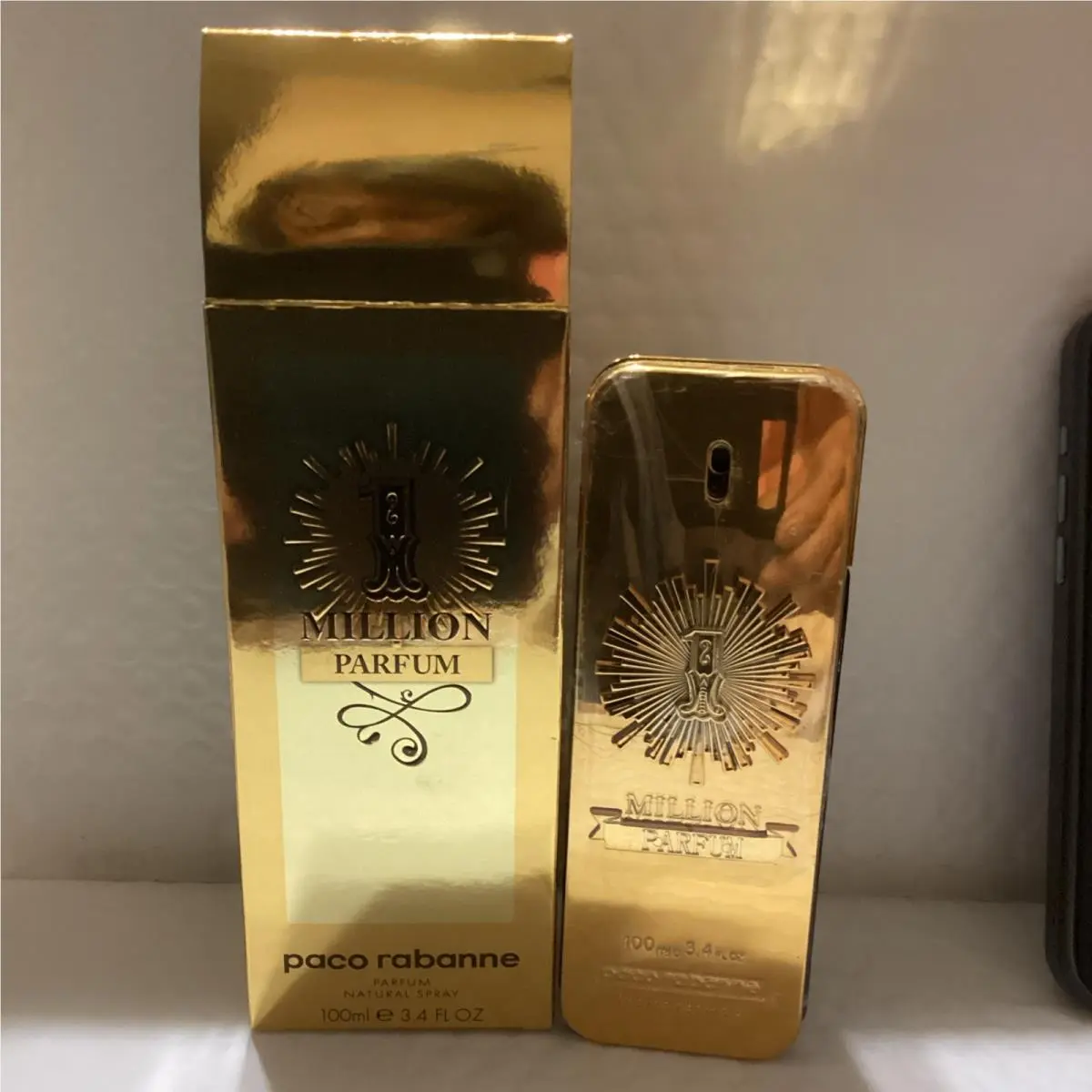 Paco Rabanne 1 Million Parfum Natural Spray 3.4oz