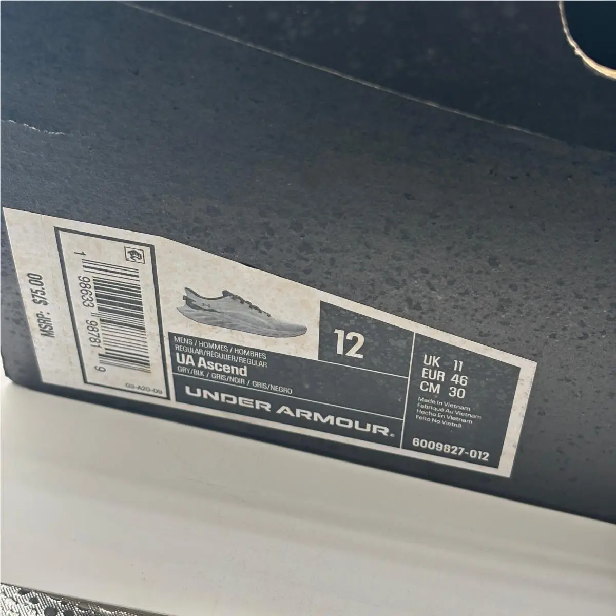 Under Armour shoes - UA Ascend - Ascend - Gray 0