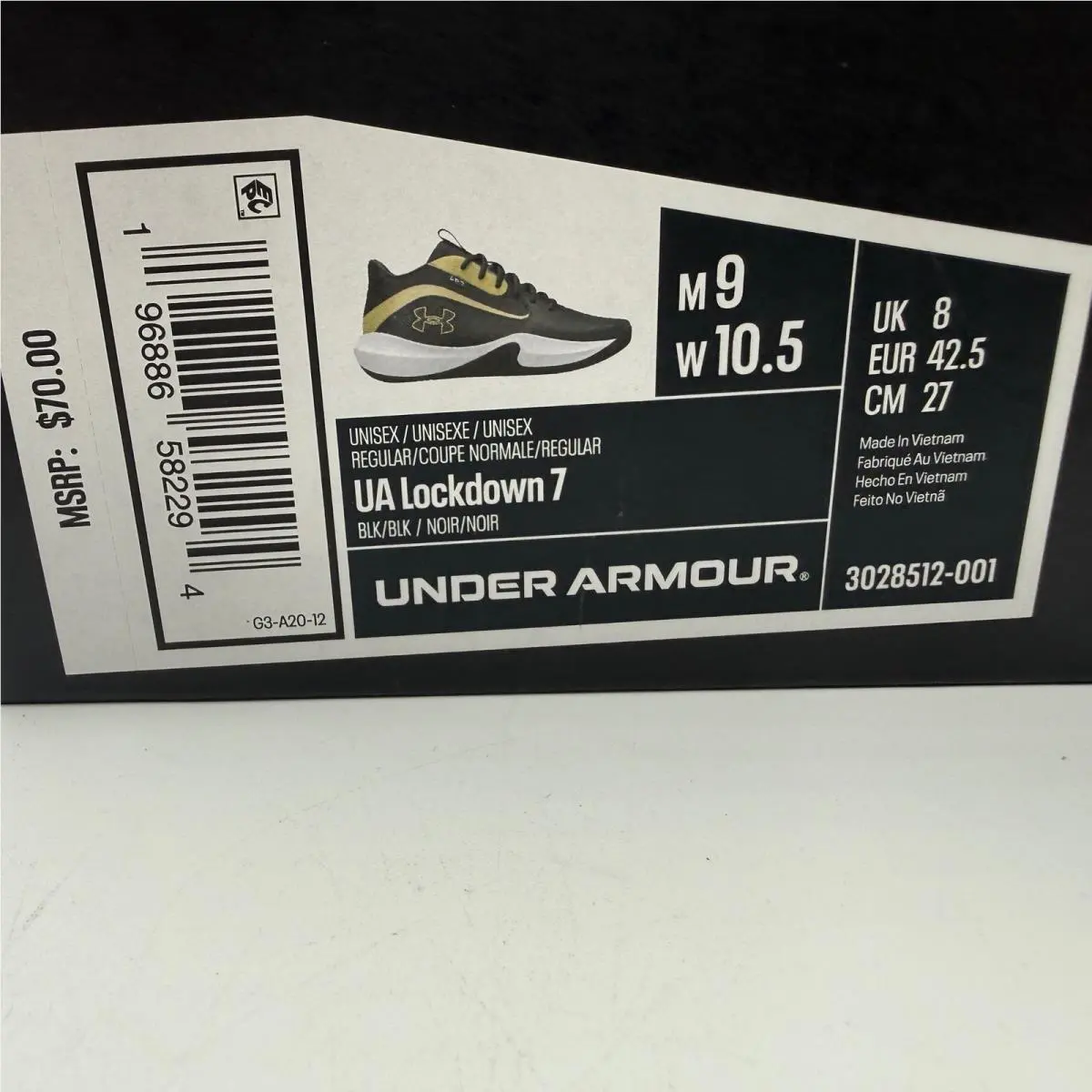 Under Armour shoes - UA Lockdown 7 - Lockdown - Black 0