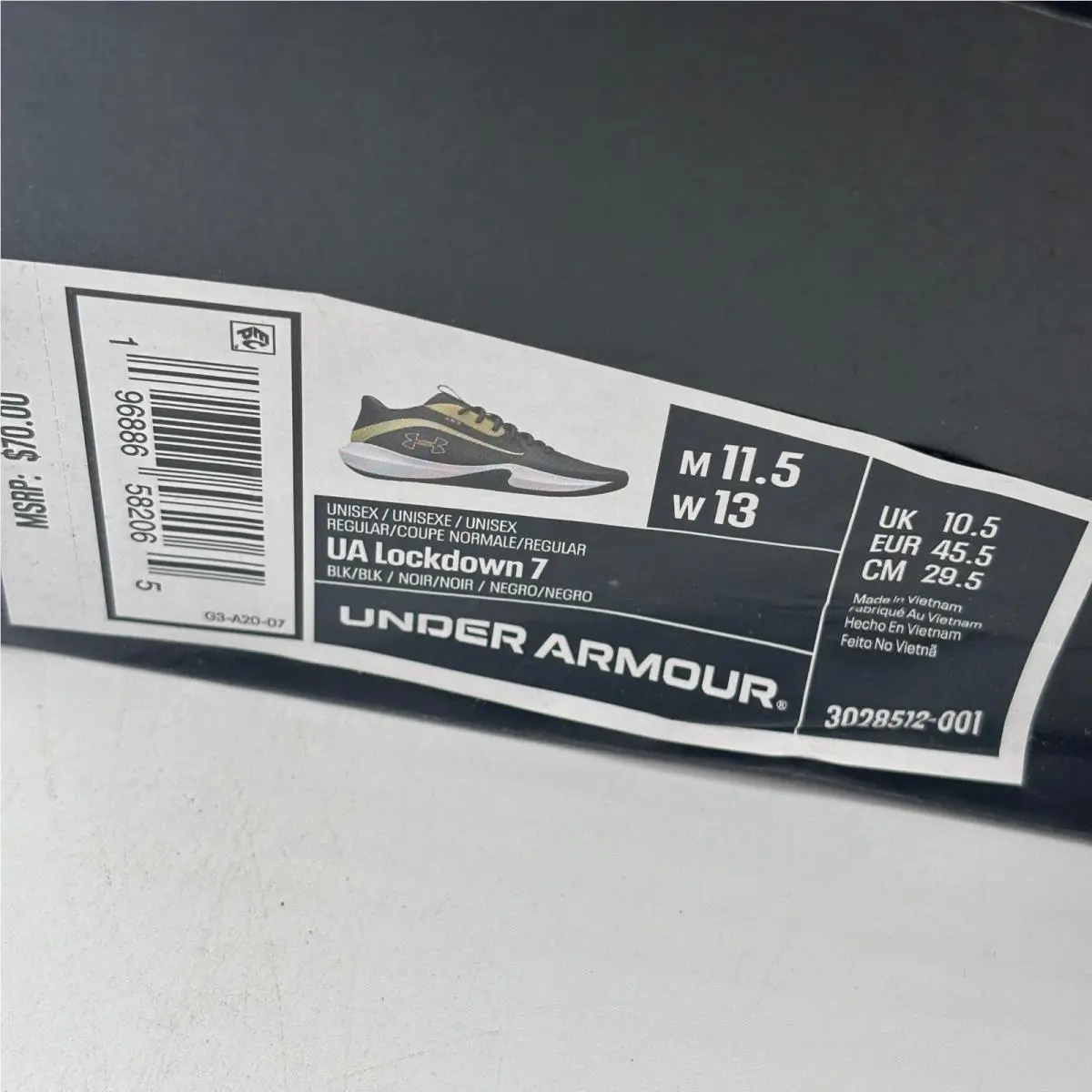 Under Armour shoes - UA Lockdown 7 - Lockdown - Black 0