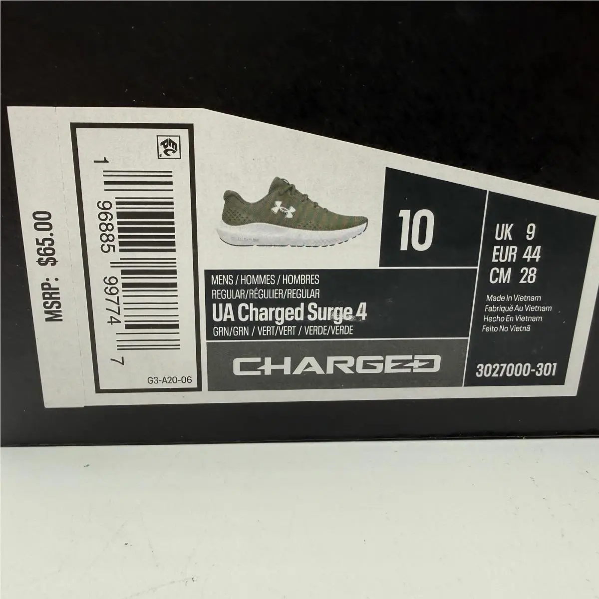 Under Armour shoes - Under Armour Charged Surge 4 - Green 0