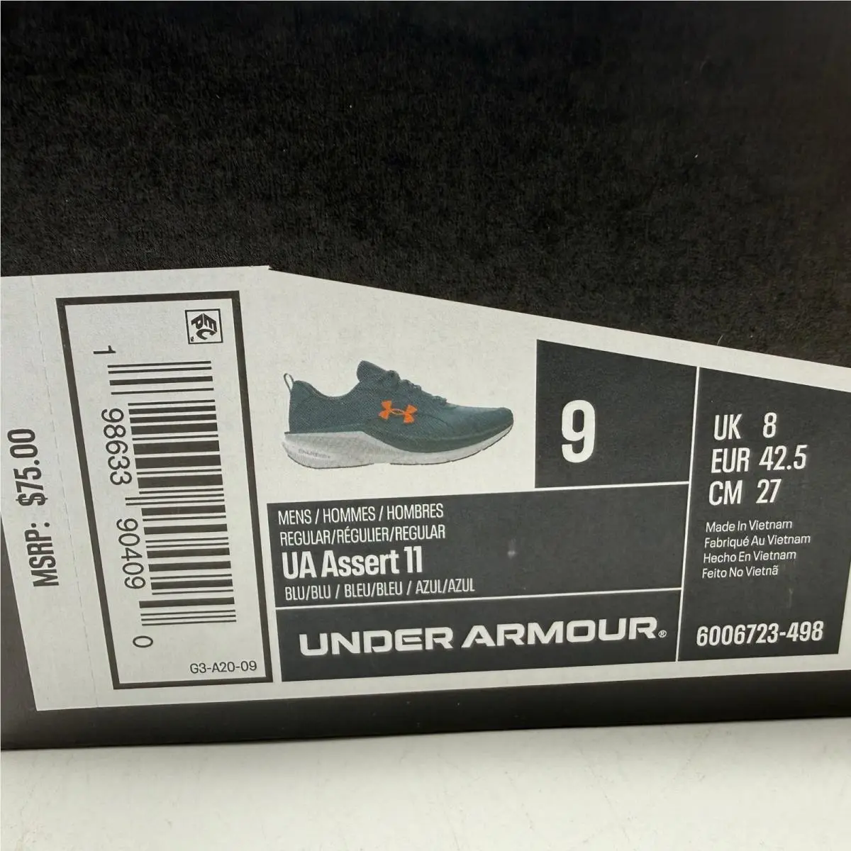 Under Armour shoes - UA Assert 11 - Assert - Blue 0