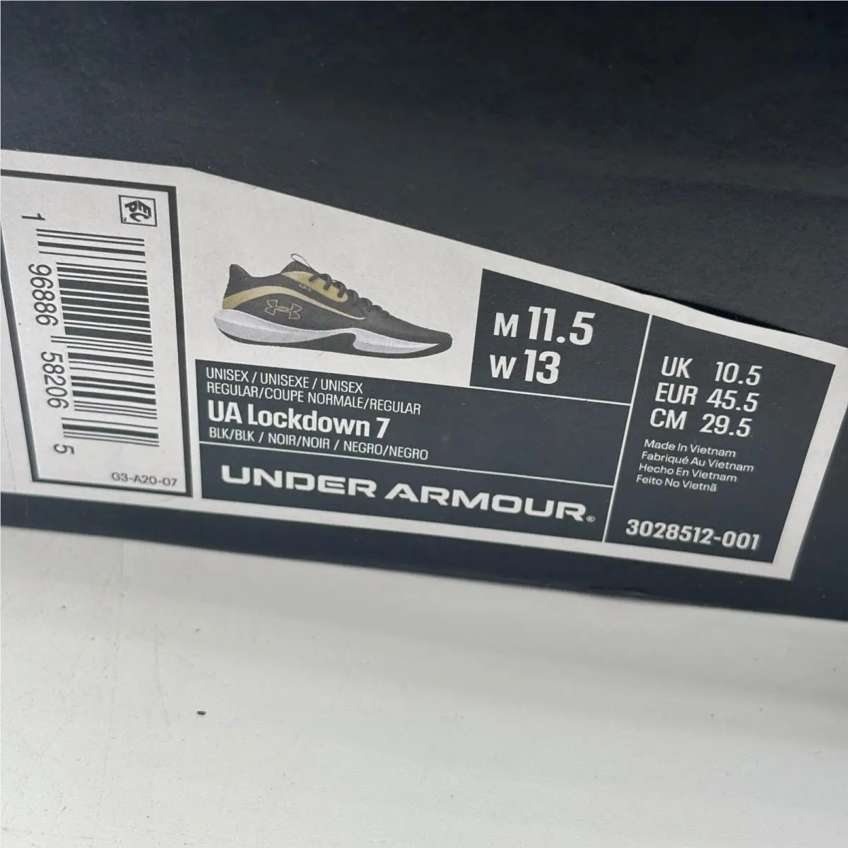 Under Armour shoes - Lockdown 7 - Lockdown - Black 0