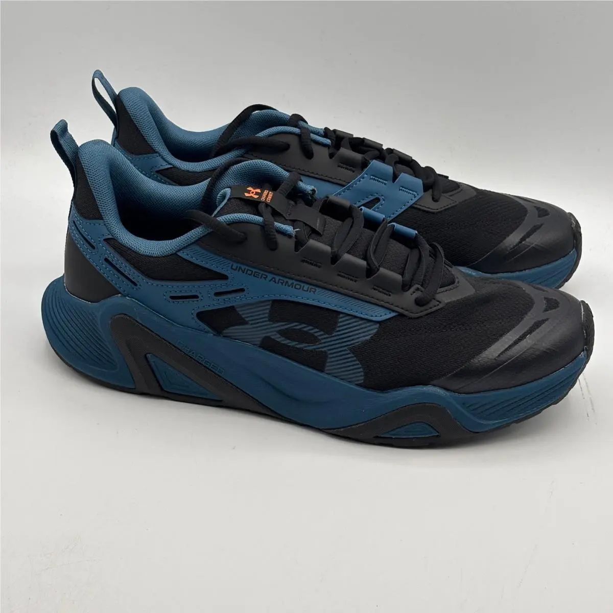 Under Armour Charged Commit TR 5 Shoes Men Size 11 Blue Black Gym 3026607-400
