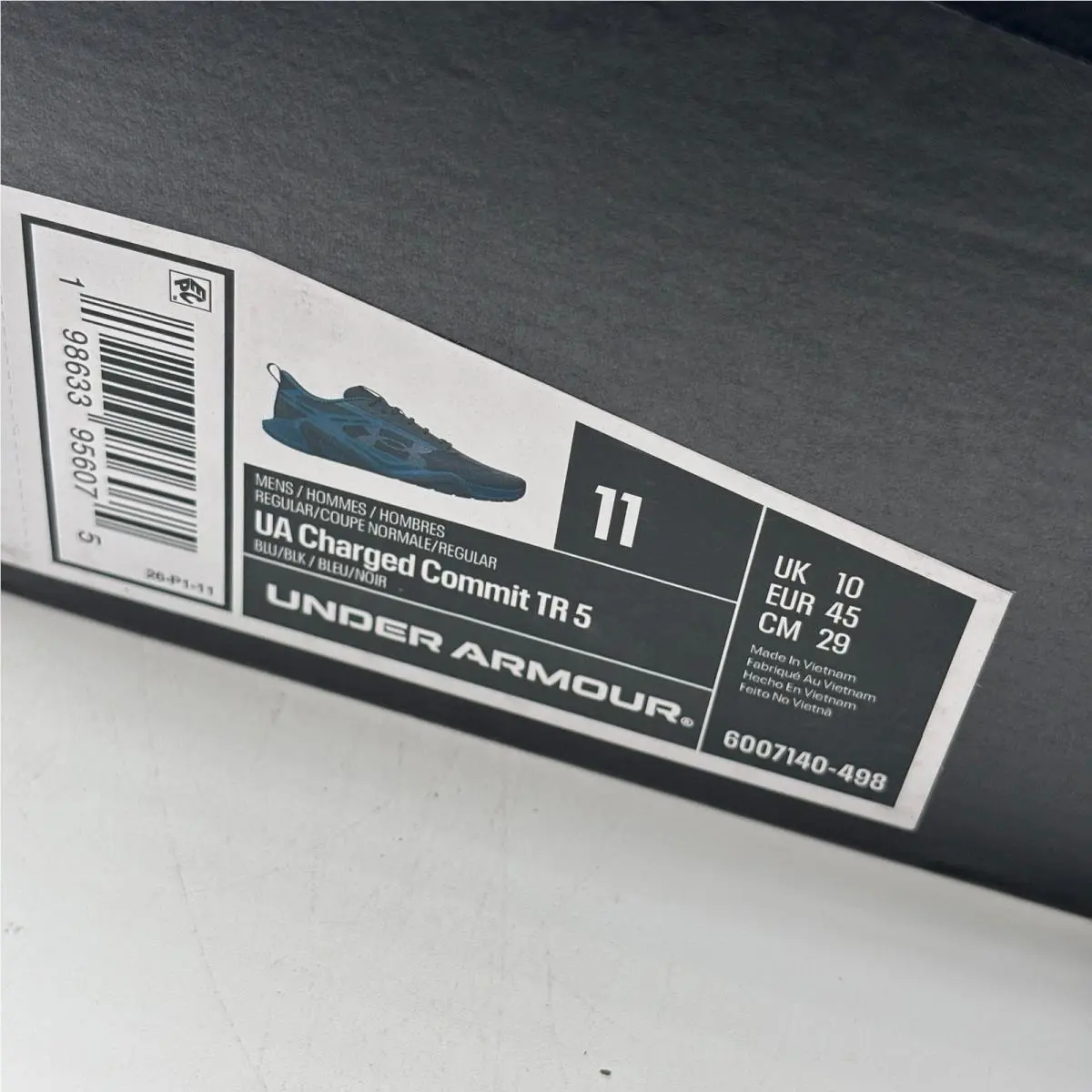 Under Armour shoes - Charged Commit TR 5 - Charged Commit - Blue 0