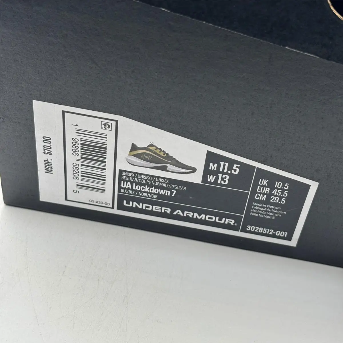 Under Armour shoes - UA Lockdown 7 - Lockdown - Black 0
