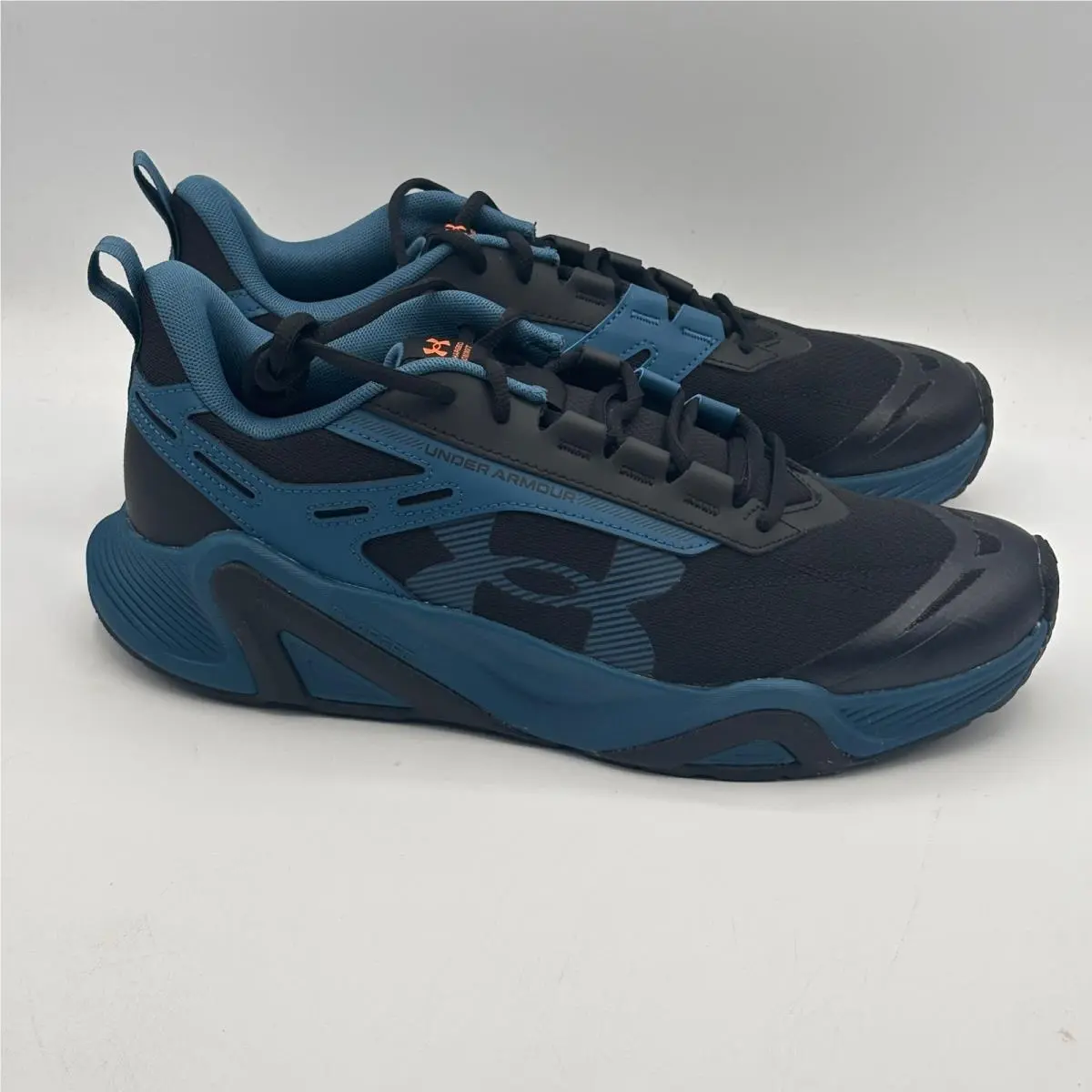 Under Armour Charged Commit TR 5 Shoes Men Size 11.5 Blue Black Training 3026609