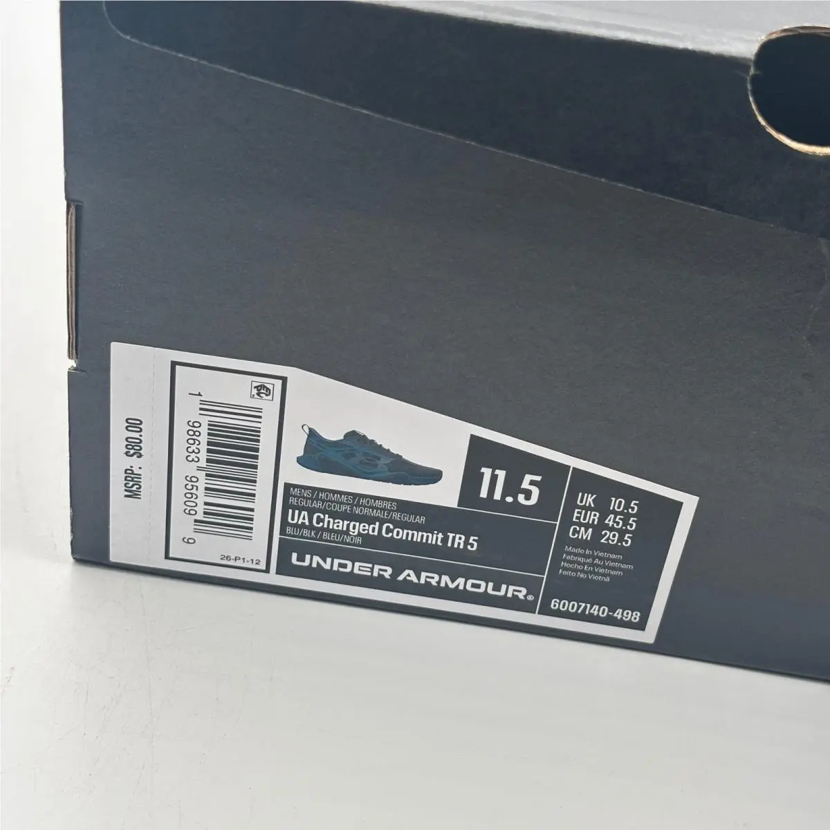 Under Armour shoes - Charged Commit TR 5 - Charged Commit - Blue 0