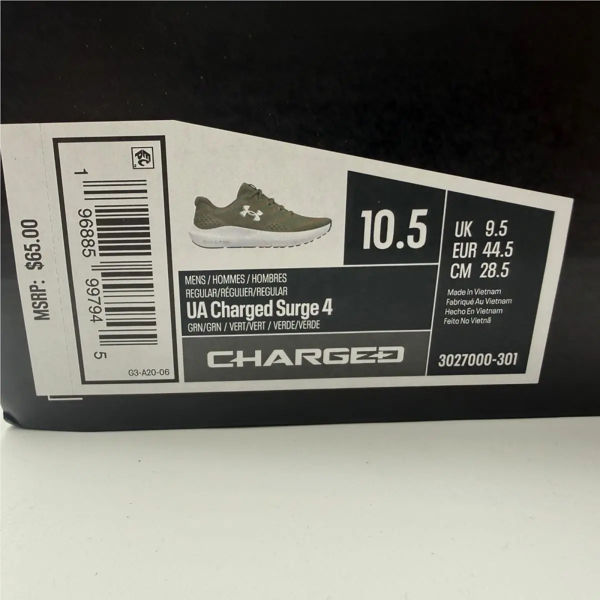 Under Armour shoes - Charged Surge 4 - Charged Surge - Green 0
