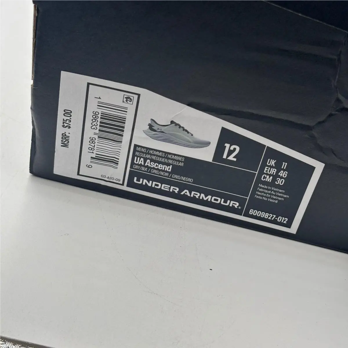 Under Armour shoes - UA Ascend - Ascend - Gray 0