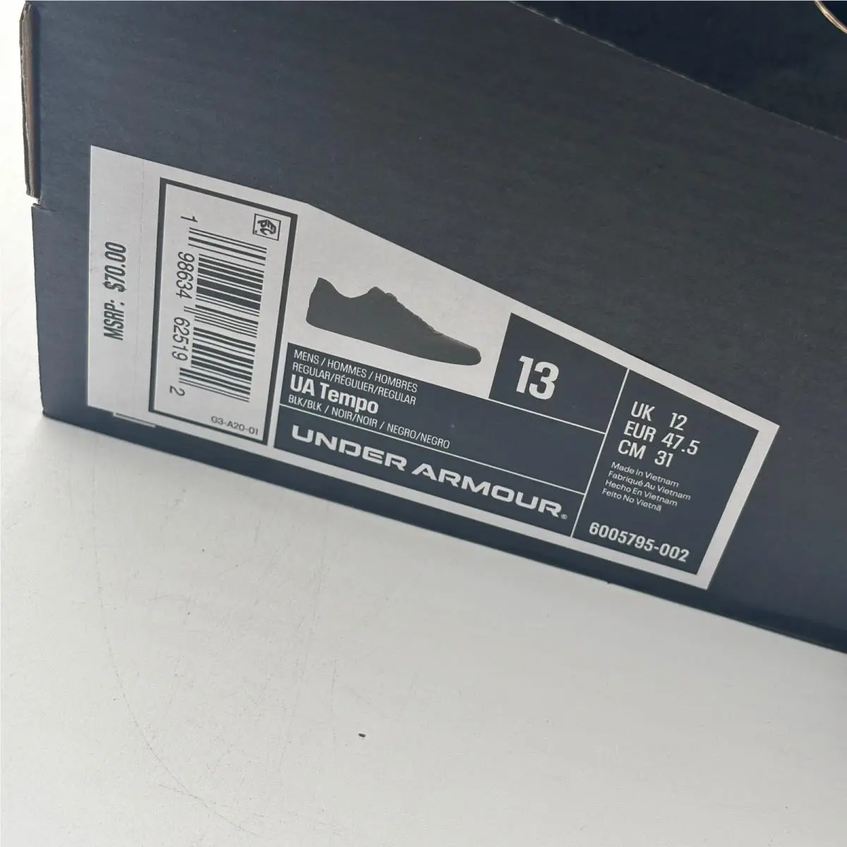 Under Armour shoes - UA Tempo - Tempo - Black 0