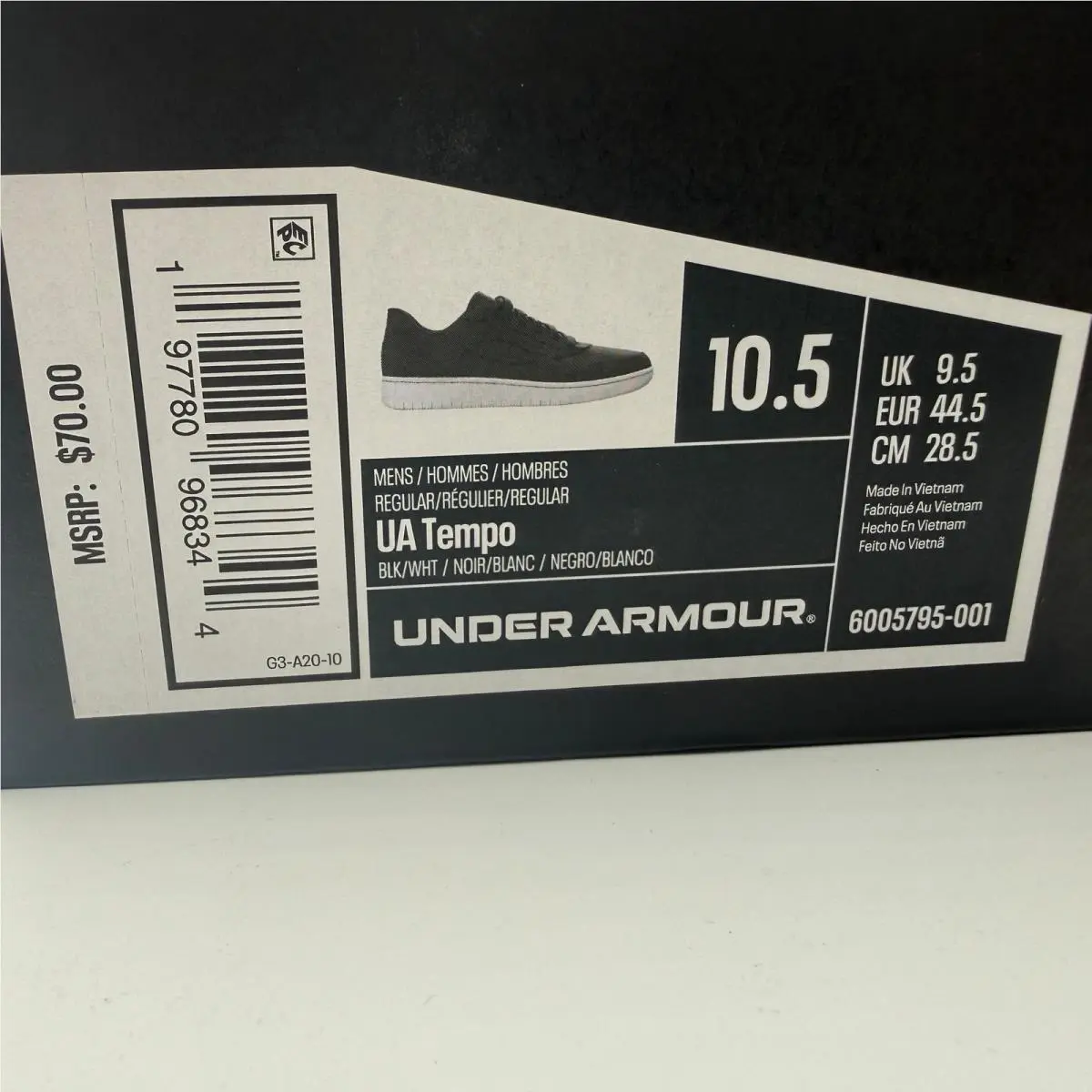 Under Armour shoes - UA Tempo - Tempo - Black 0
