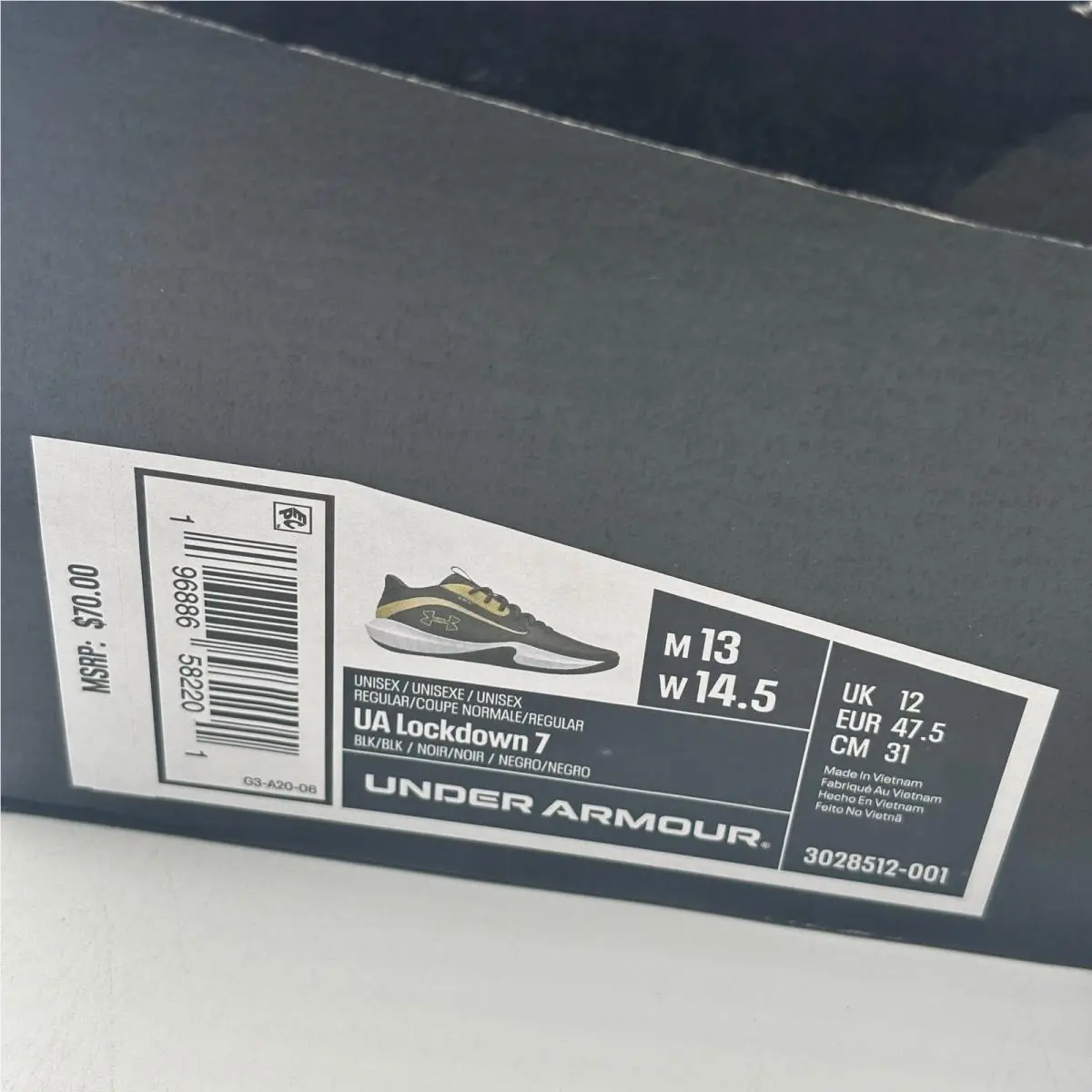 Under Armour shoes - UA Lockdown 7 - Lockdown - Black 0