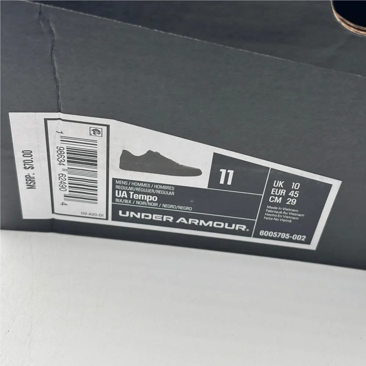Under Armour shoes - UA Tempo - Tempo - Black 0
