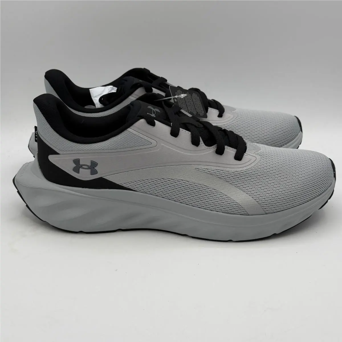 Under Armour UA Ascend Shoes Mens Size 11.5 Grey Black Running 6009827-012