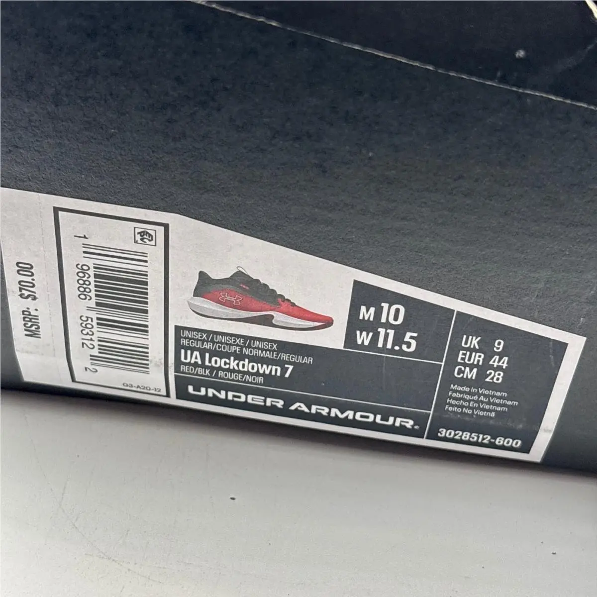 Under Armour shoes - Under Armour Lockdown 7 - Lockdown - Red 0