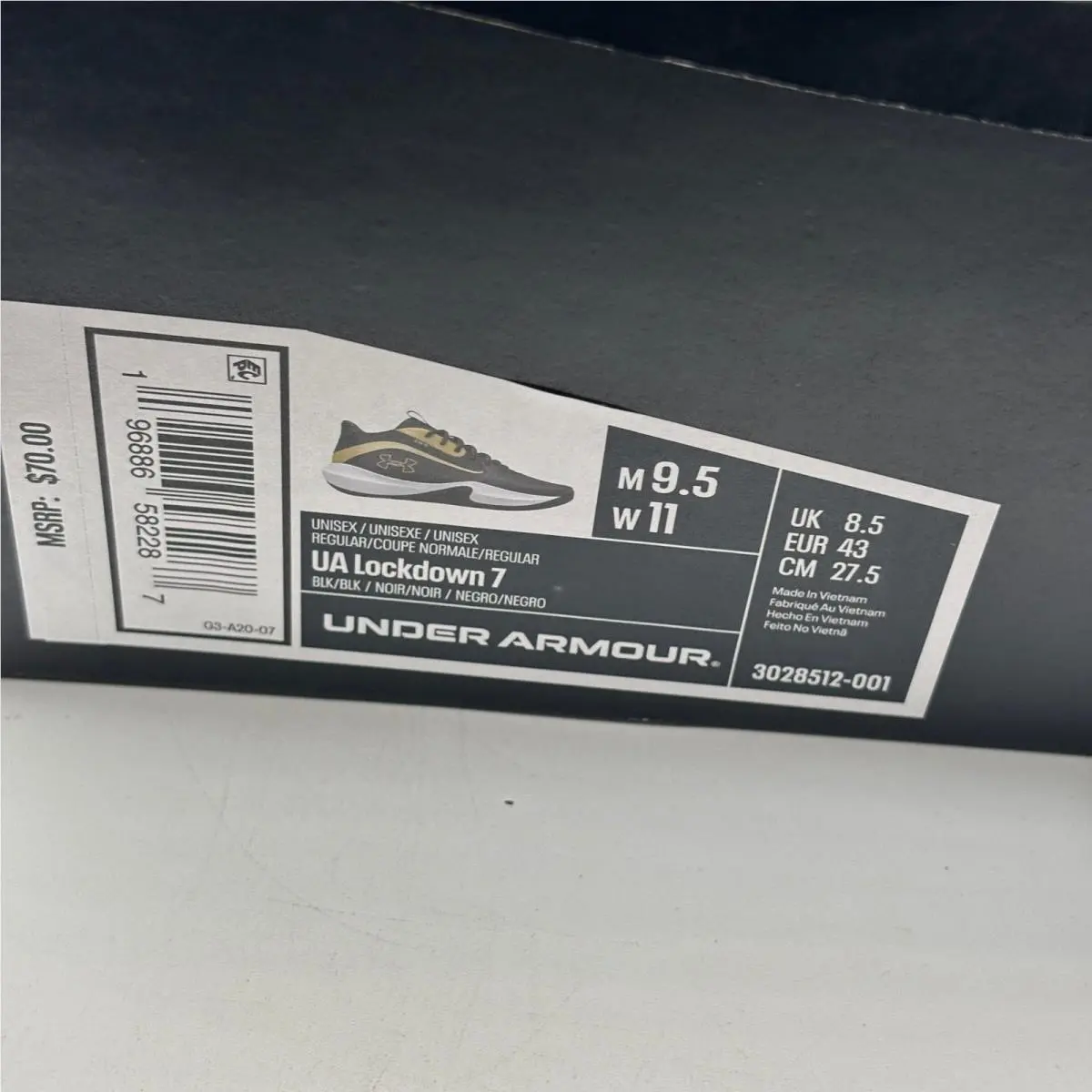 Under Armour shoes - Lockdown 7 - Lockdown - Black 0