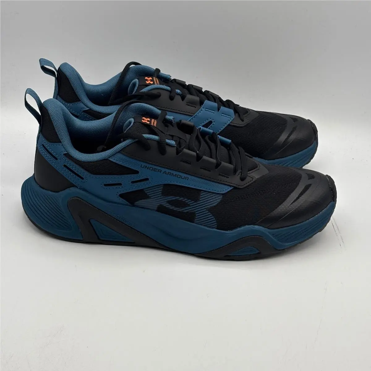 Under Armour Charged Commit TR 5 Shoes Mens Size 11 Blue Black Train 3026607-400