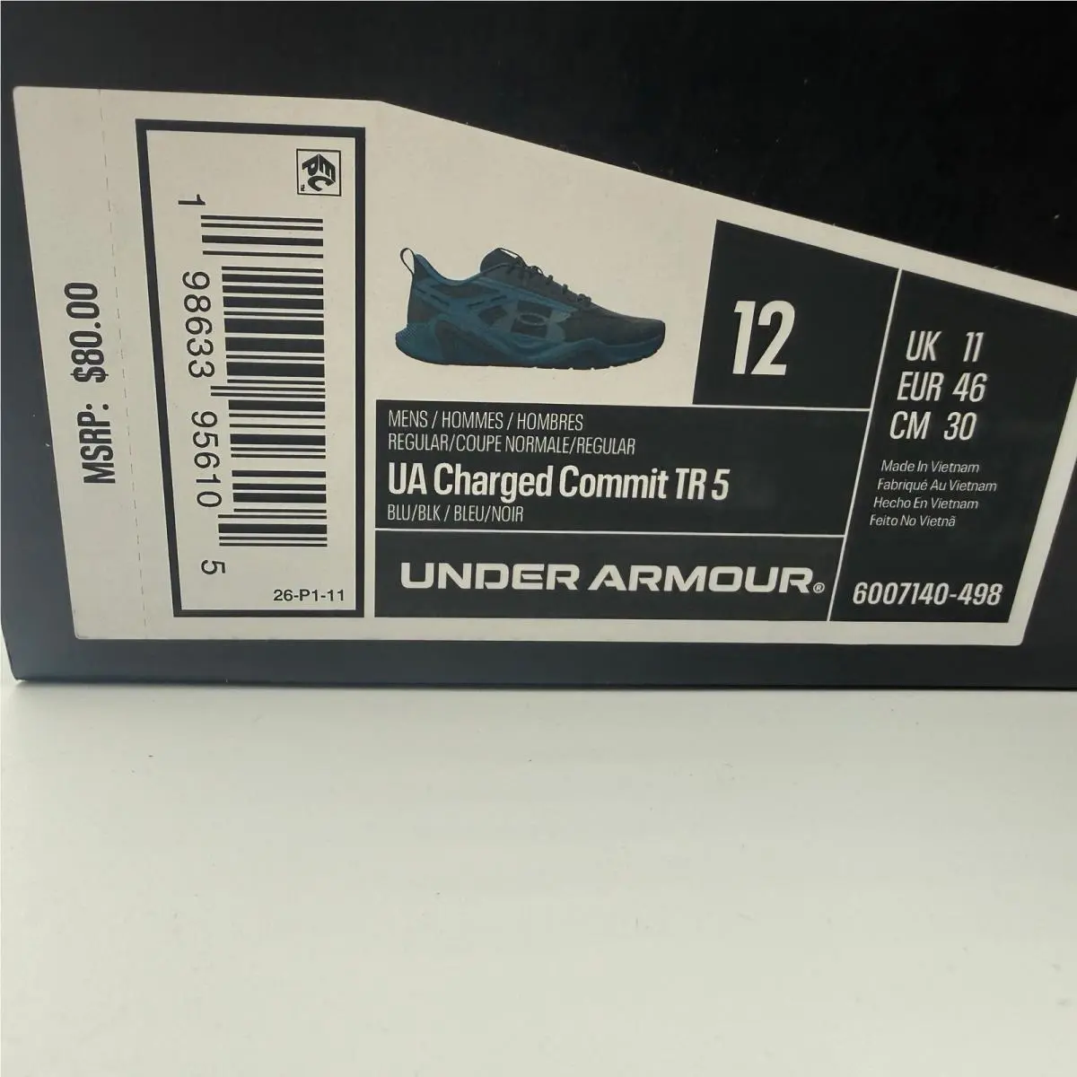 Under Armour shoes - UA Charged Commit TR 5 - Blue 0