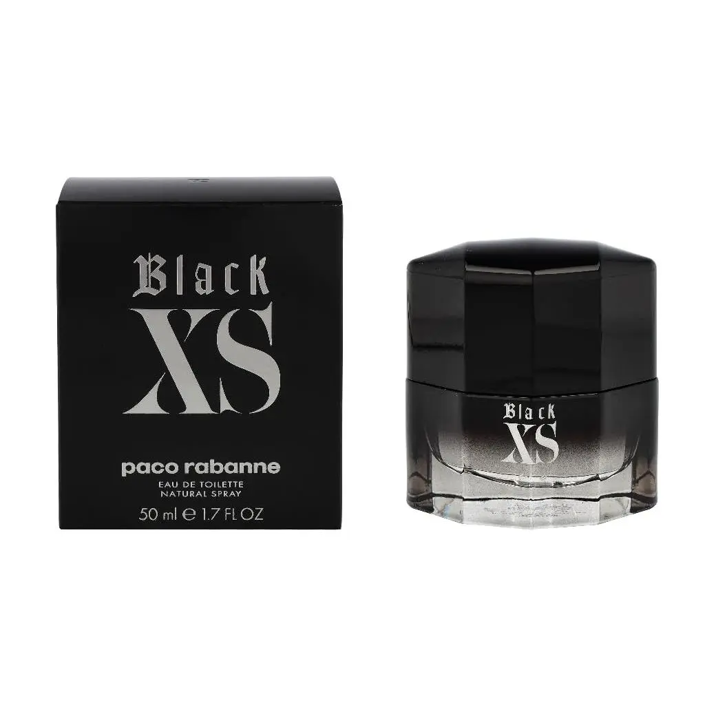 Paco Rabanne Black XS Eau de Toilette Men Spicy Woody Scent 1.7 oz Spray