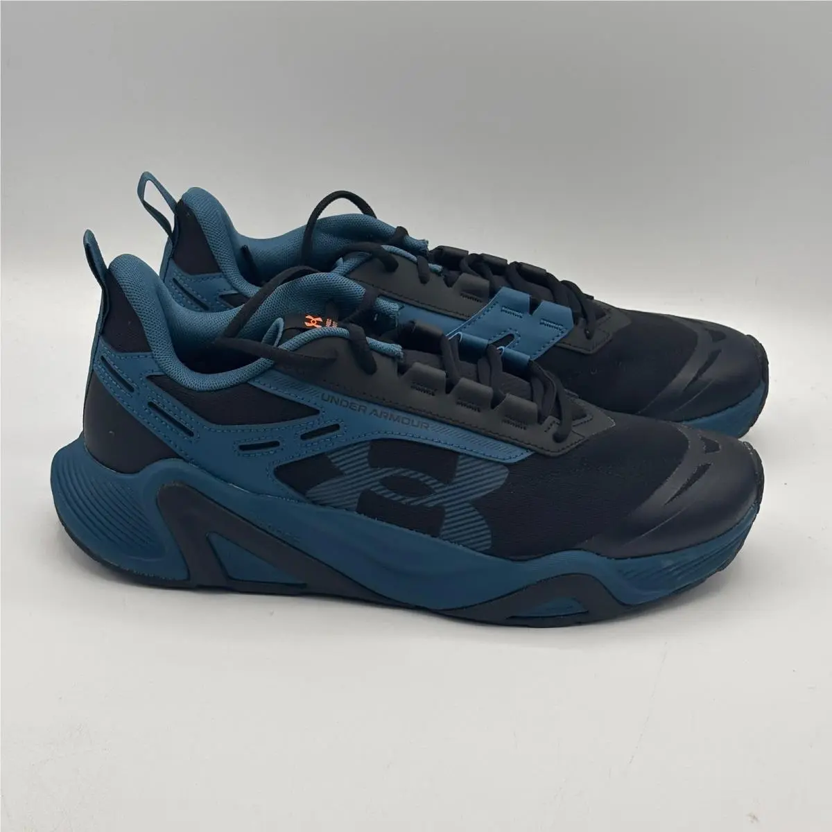 Under Armour Charged Commit TR 5 Shoes Mens Size 11.5 Blue Black 6007140-498