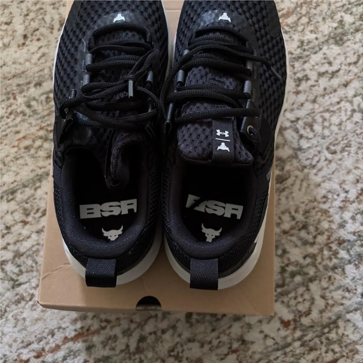 Under Armour shoes - Under Armour Men`s Project Rock BSR 4 Training Shoes - 3027344-001 - Black (UPC: 196885003851) 3
