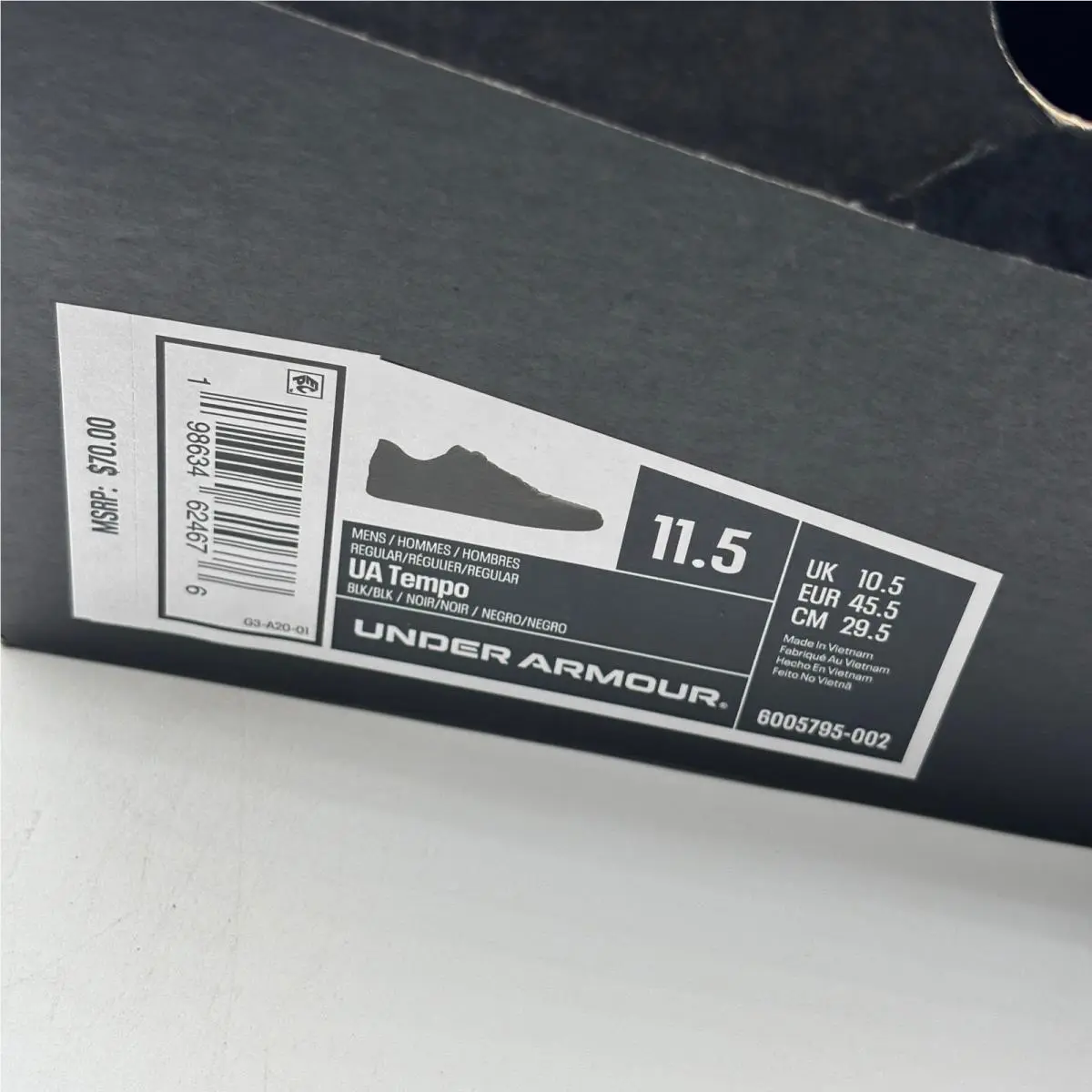 Under Armour shoes - UA Tempo - Tempo - Black 0