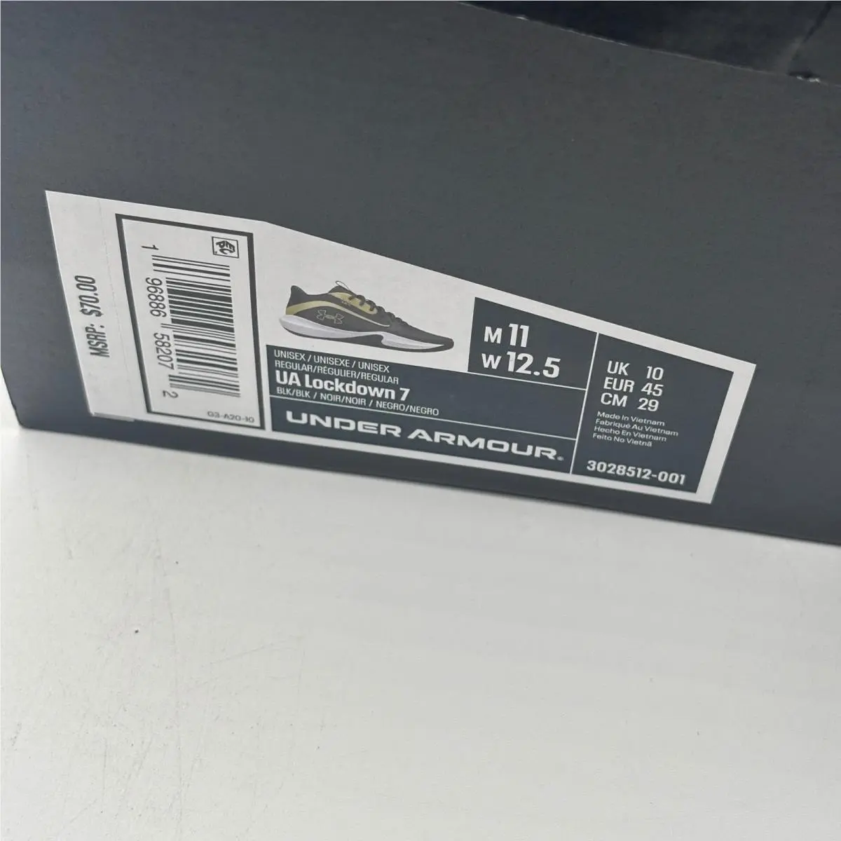 Under Armour shoes - UA Lockdown 7 - Lockdown - Black 0