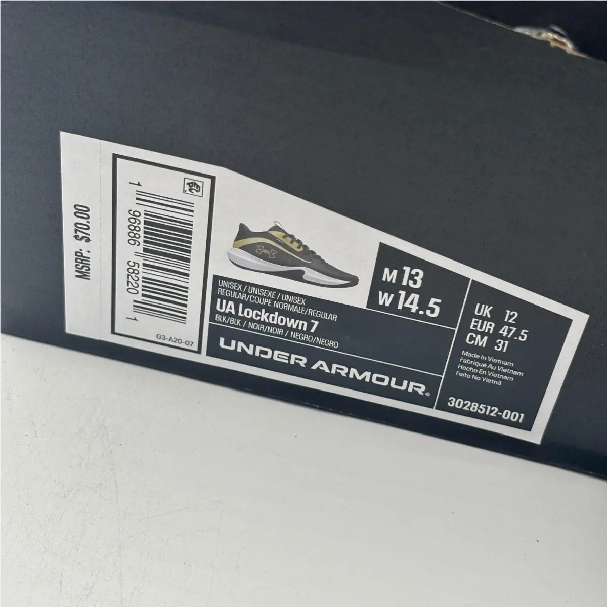 Under Armour shoes - Lockdown 7 - Lockdown - Black 0