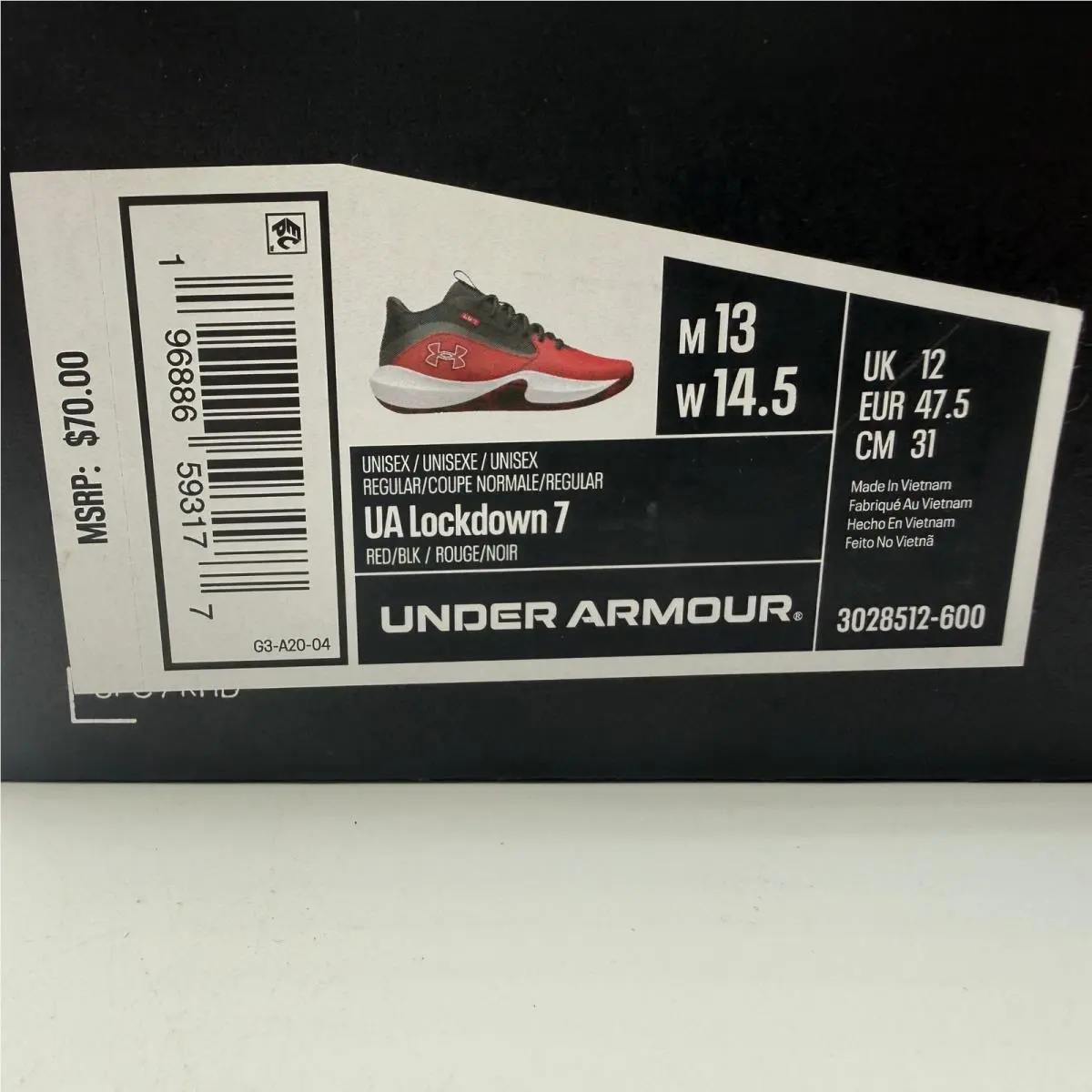 Under Armour shoes - UA Lockdown 7 - Lockdown - Red 0