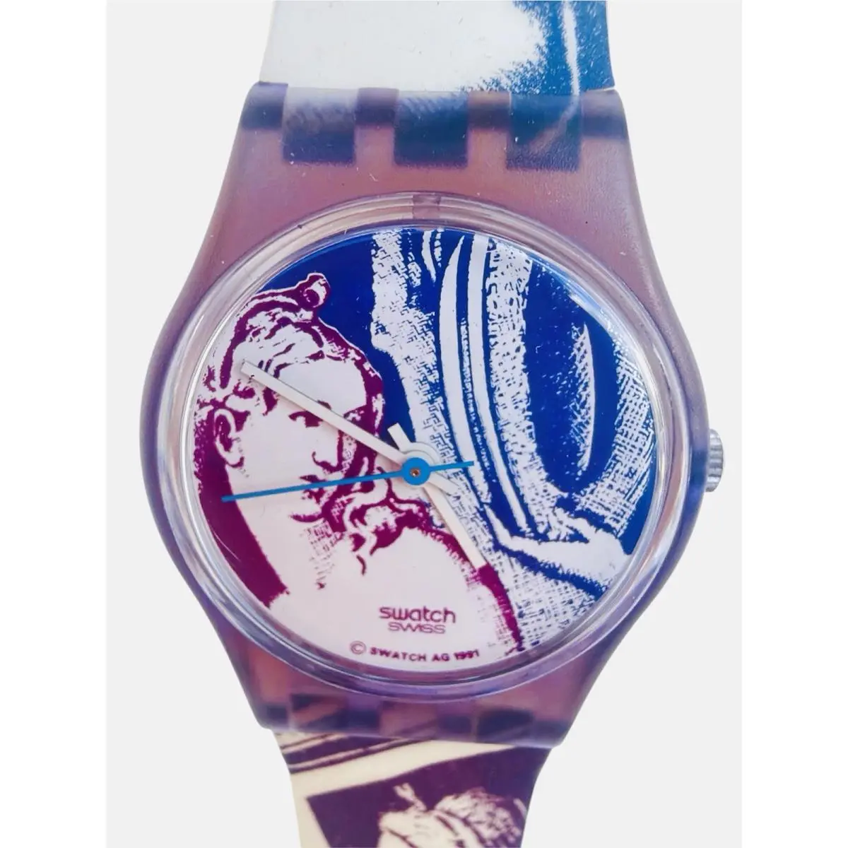 Vintage Swatch Watch Sappho LV101 1991 Standard Ladies 26mm Swiss Made Quartz
