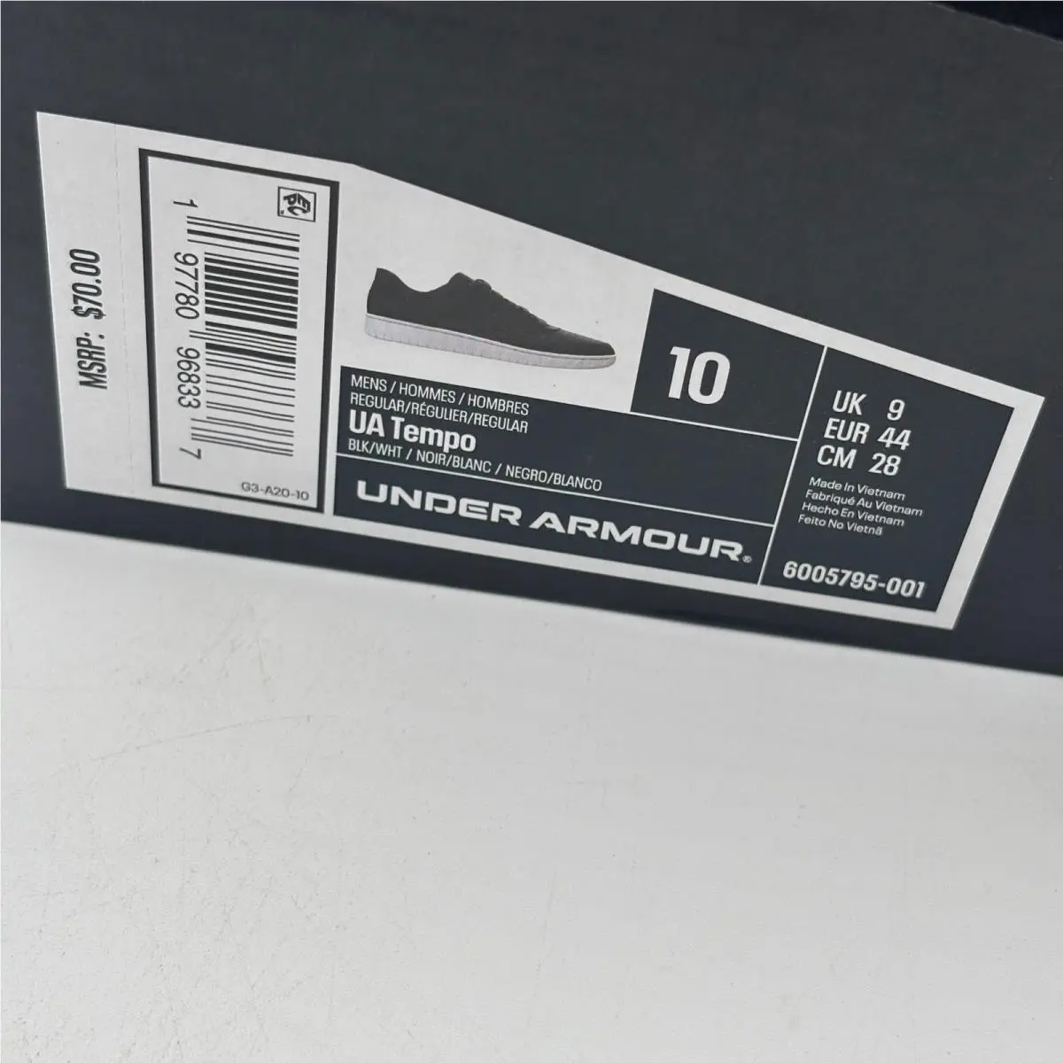 Under Armour shoes - UA Tempo - Tempo - Black 0