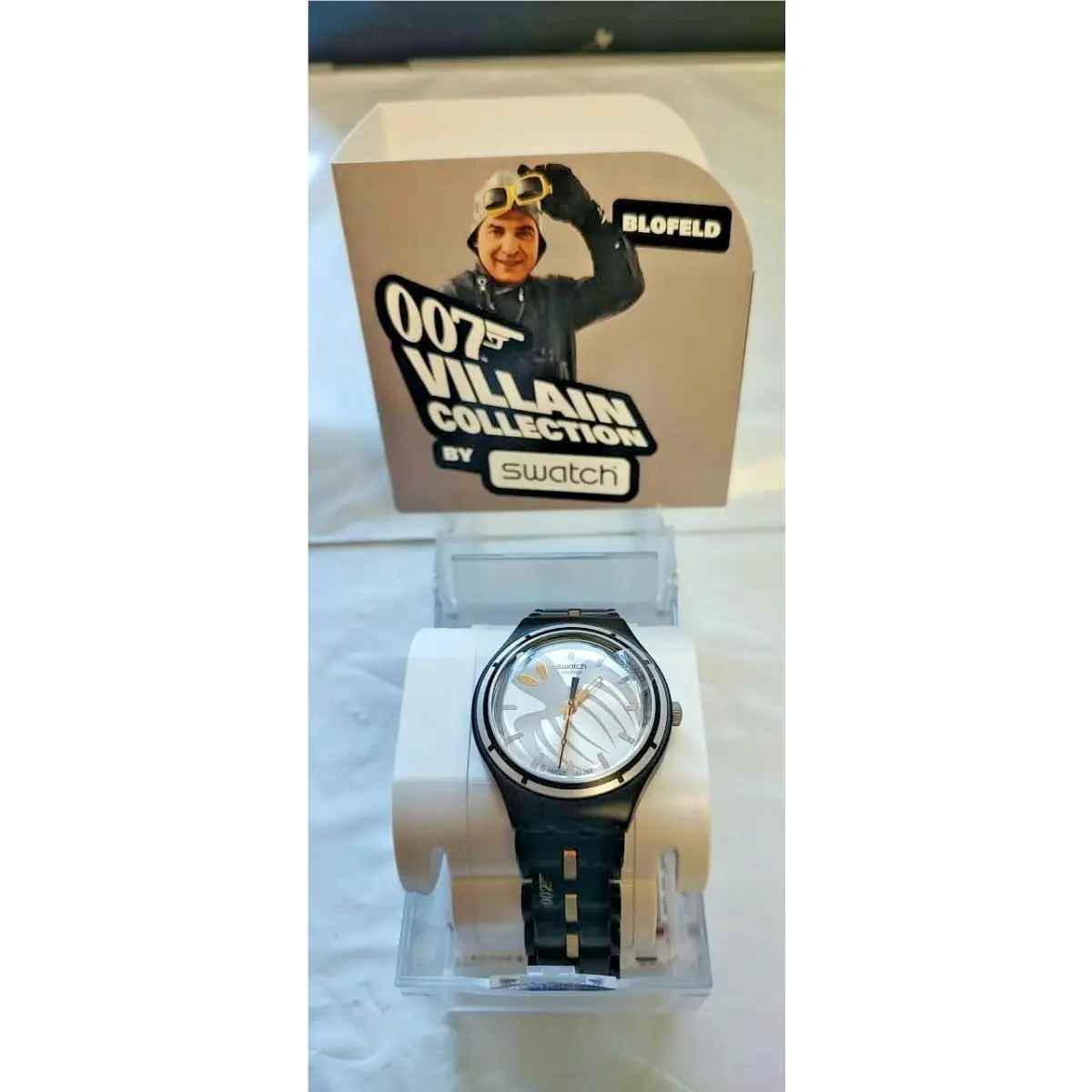 Swatch 007 Blofeld YGB1001AG Irony Big On Her Majesty`s Secret Service