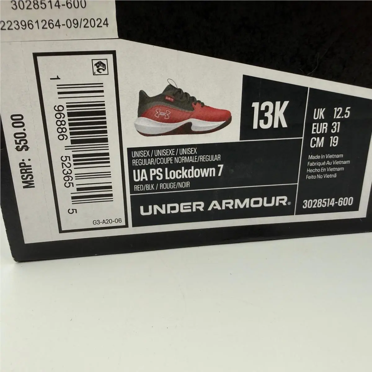 Under Armour shoes - Lockdown 7 - Lockdown - Red 0