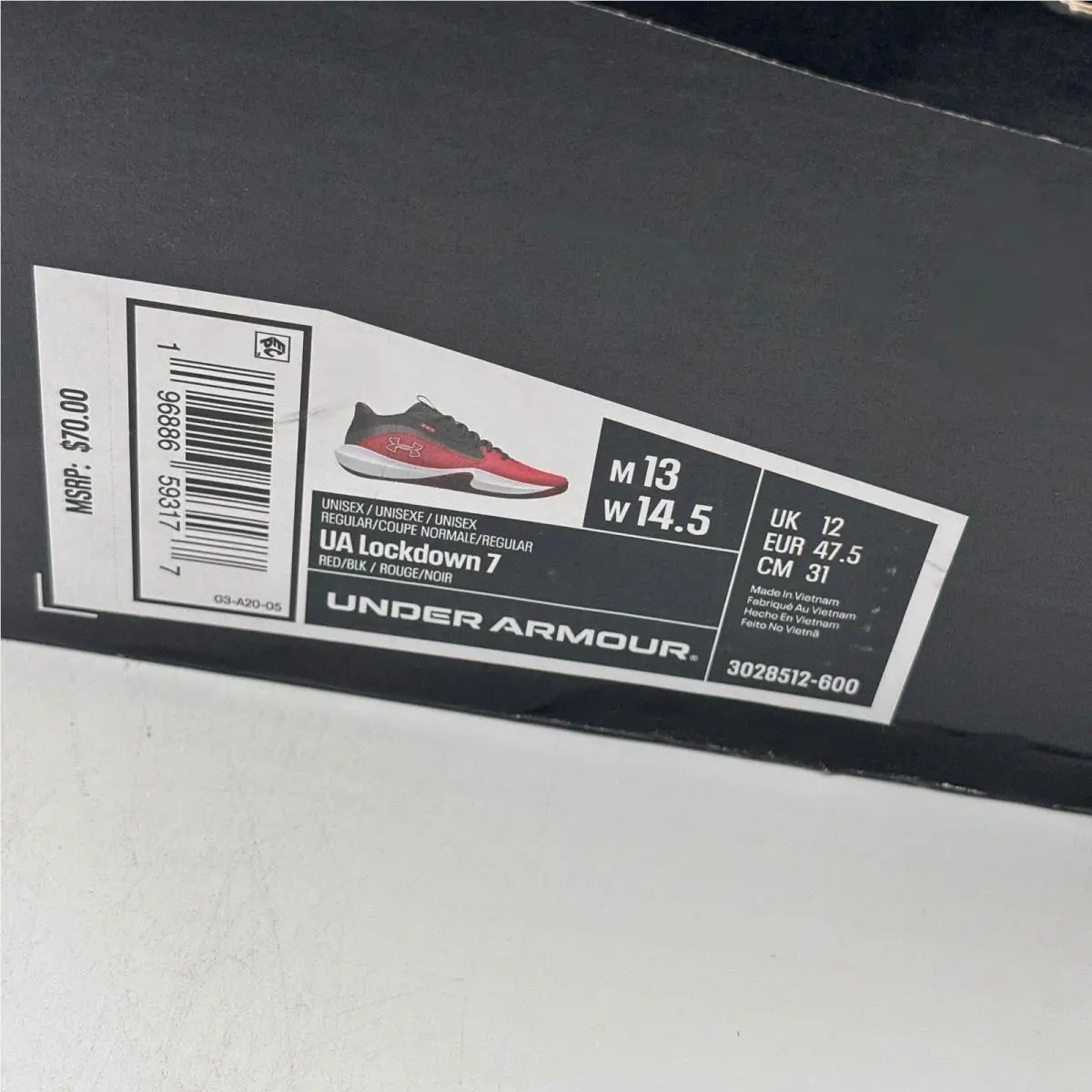 Under Armour shoes - UA Lockdown 7 - Lockdown - Red 0