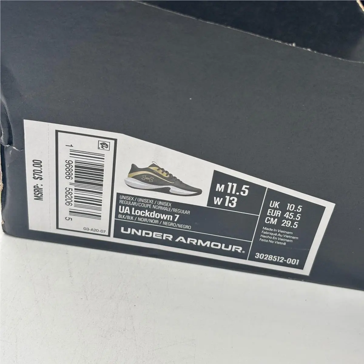 Under Armour shoes - Lockdown 7 - Lockdown - Black 0