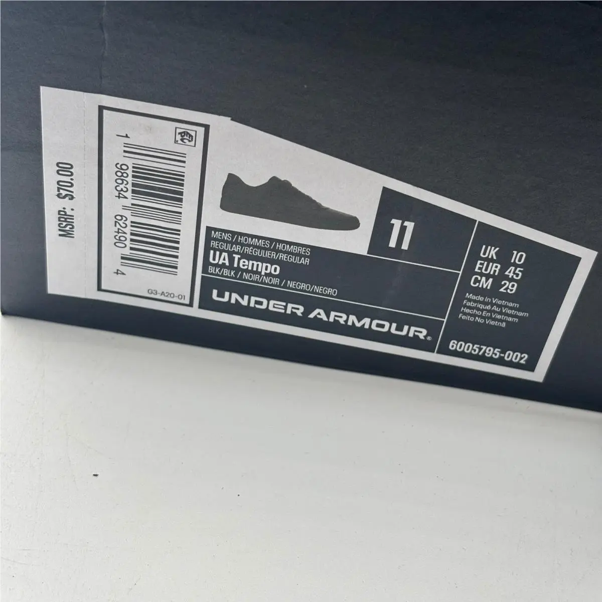 Under Armour shoes - UA Tempo - Tempo - Black 0