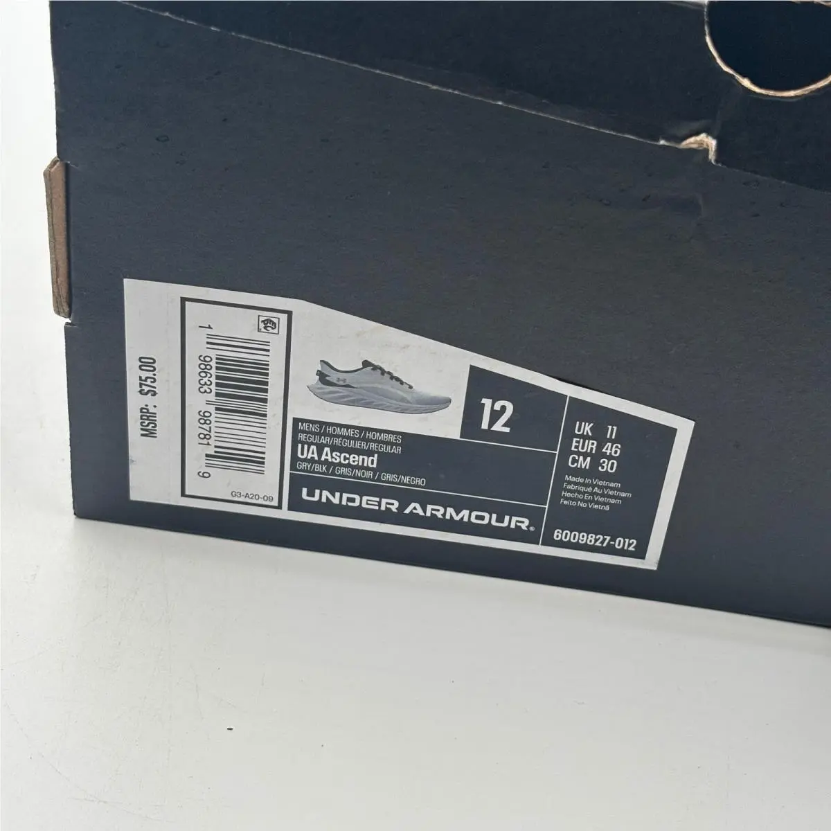 Under Armour shoes - UA Ascend - Ascend - Gray 0